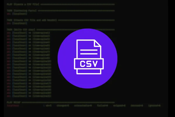 How to create a CSV file in Ansible?